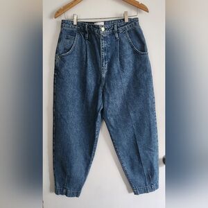 frame jeans Size 30 Barrel Leg Tapered Blue High Rise
